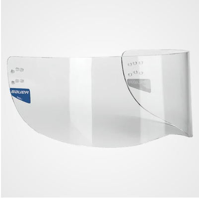 Vist Large View of Product Image Which is New Bauer RBE I Hockey Half Visor Clear Fits all