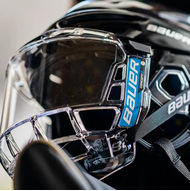 Vist Large View of Product Image Which is New Bauer CONCEPT 3 Hockey Full Visor Clear One Size