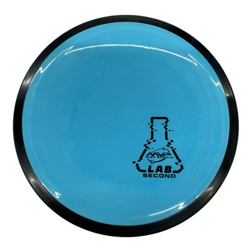 Vist Large View of Product Image Which is Used MVP LAB SECOND MOTION Disc Golf Driver Carolina Blue 165g