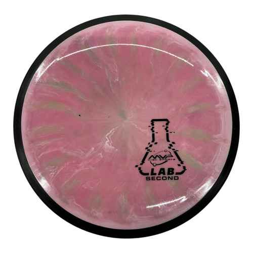 Vist Large View of Product Image Which is Used MVP LAB SECOND VOLT Disc Golf Driver Pink 173g