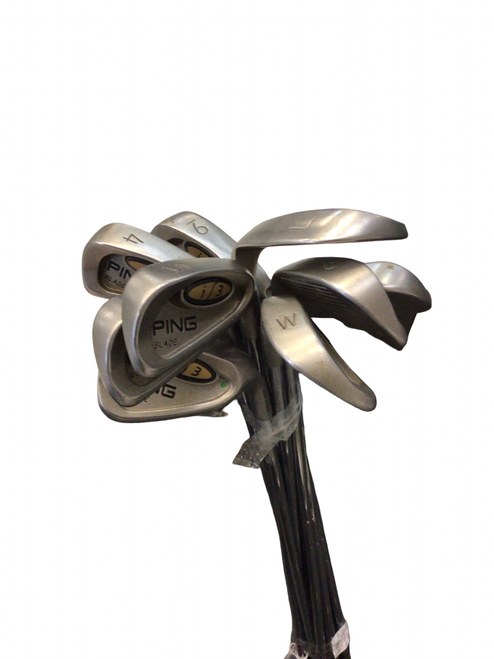 Vist Large View of Product Image Which is Used Ping I3 BLADE GRN DOT Mens Iron Set RH 4I-SW