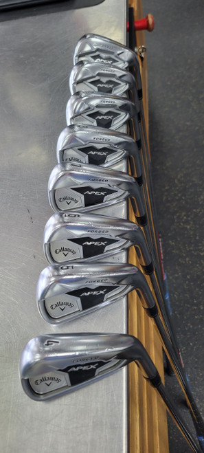 Vist Large View of Product Image Which is Used Callaway 2019 FORGED APEX 4-PW AW Mens Iron Set RH 4I-GW/AW
