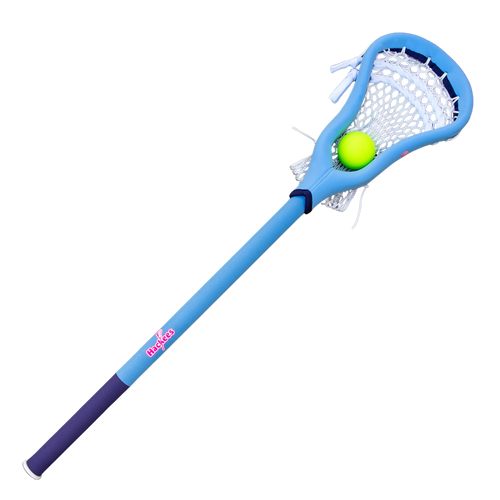 Vist Large View of Product Image Which is The Annapolis Blue Lacrosse Stick, Navy/Powder Blue