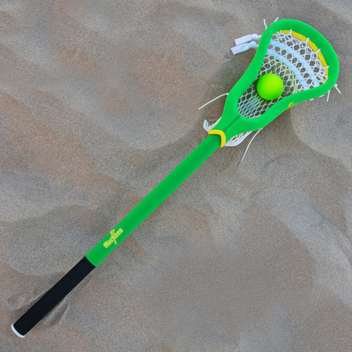 Vist Large View of Product Image Which is Hackees The Jamrock Lacrosse Stick, Green