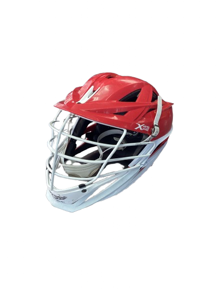 Vist Large View of Product Image Which is Used Cascade XRS Lacrosse Helmet Red LG