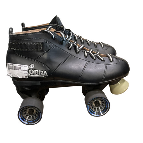 Vist Large View of Product Image Which is Used COBRA Senior Roller Quad Skates Black Senior 11