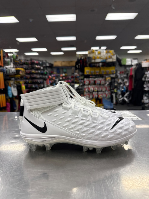 Vist Large View of Product Image Which is New Nike FORCE SAVAGE PRO 2 Adult FB Cleats White Senior 10