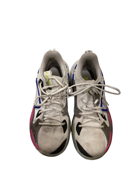 Vist Large View of Product Image Which is Used Puma Basketball Shoes W White Junior 04