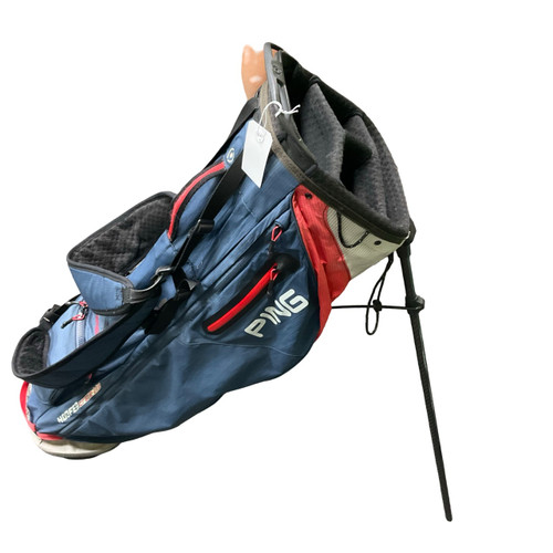 Vist Large View of Product Image Which is Used Ping HOOFER CRAZ-E LITE Mens Stand Bag Navy Blue