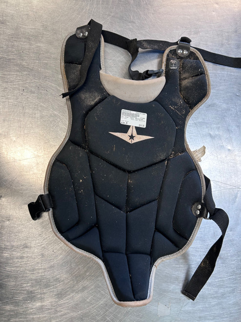 Vist Large View of Product Image Which is Used All Star CHEST PROTECTOR Catchers Chest Protector Black Junior