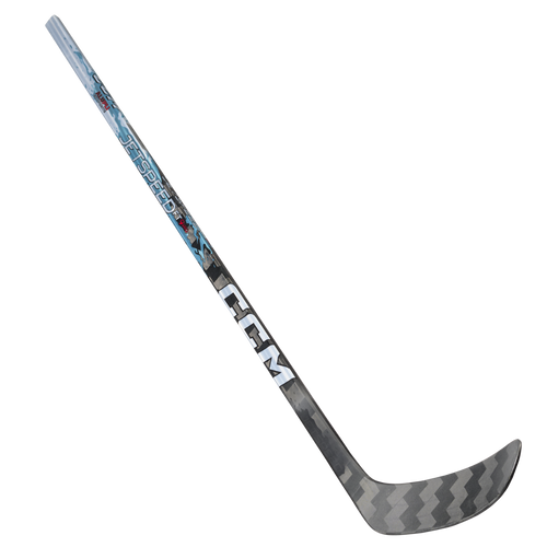 Vist Large View of Product Image Which is For young players discovering their speed and confidence, the CCM JETSPEED FT9 PRO youth stick brings fast response, great feel, and easy control to every shift. Designed to help developing players load the stick naturally and play with confidence, it blends quick release and smooth responsiveness for today’s fast-paced game.