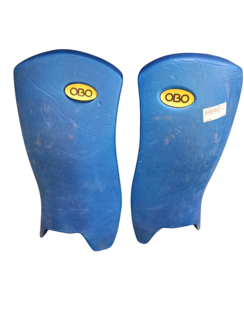 Vist Large View of Product Image Which is Used Obo GOALIE LEG PADS Youth Blue MD