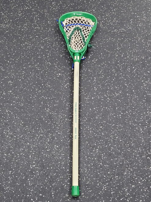 Vist Large View of Product Image Which is Used MAJOR LEAGUE LACROSSE Jr Atk/Mid Complete Stick Green