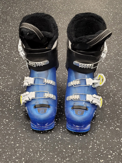 Vist Large View of Product Image Which is Used Salomon T3 Boys Snowboard Boots Royal Blue Junior 06