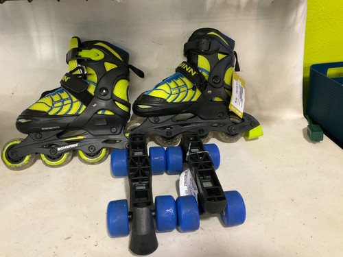 Vist Large View of Product Image Which is Used Schwinn SKATES 1-4 Child Rec Fitness Skates Green Adjustable