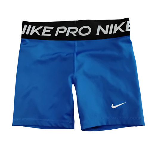 Vist Large View of Product Image Which is Used Nike Compression Shorts Y Royal Blue LG
