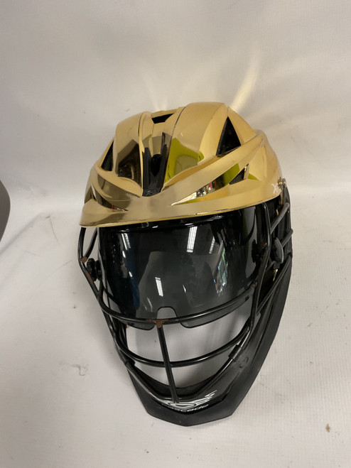 Vist Large View of Product Image Which is Used Cascade XRS Lacrosse Helmet Gold One Size