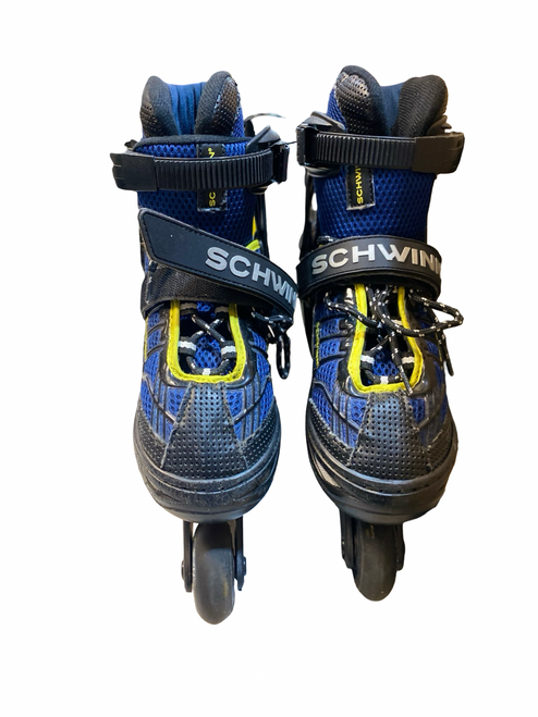 Vist Large View of Product Image Which is Used Schwinn ABEC 5 Senior Rec Fitness Skates Royal Blue Adjustable