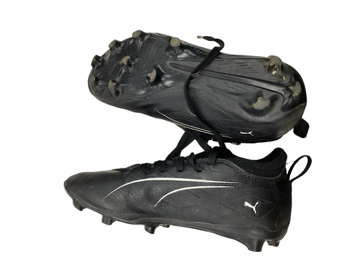 Vist Large View of Product Image Which is Used Puma Soccer Cleats Black Youth 13.5