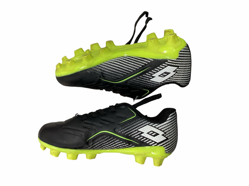 Vist Large View of Product Image Which is Used Lotto Soccer Cleats Optic Yellow Youth 11.0