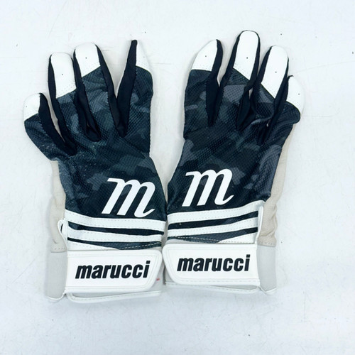 Vist Large View of Product Image Which is Used Marucci BB/SB Batting Gloves Black SM