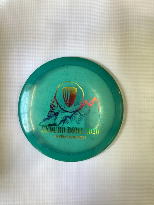 Vist Large View of Product Image Which is Used DGA 173g Disc Golf Driver Teal