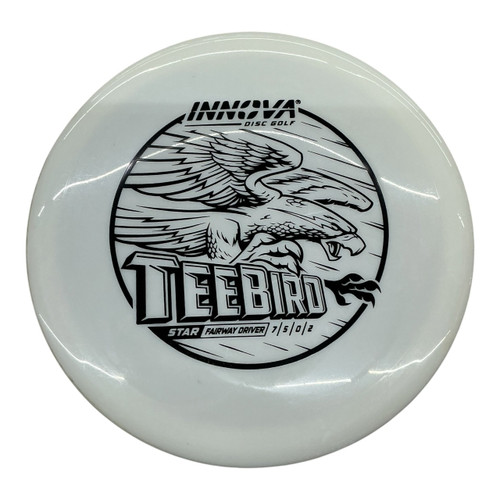 Vist Large View of Product Image Which is Used Innova STAR TEEBIRD Disc Golf Driver White 177g