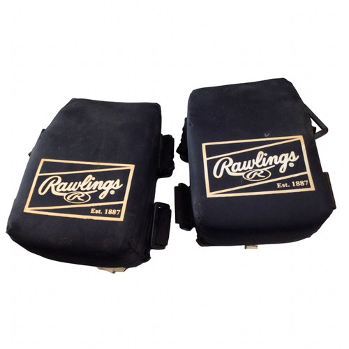 Vist Large View of Product Image Which is Used Rawlings KNEE SAVERS BB/SB Catchers Knee Savers Black