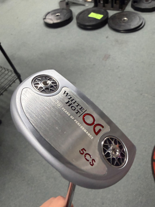 Vist Large View of Product Image Which is Used Odyssey WHITE HOT OG 5CS Mens Putter RH