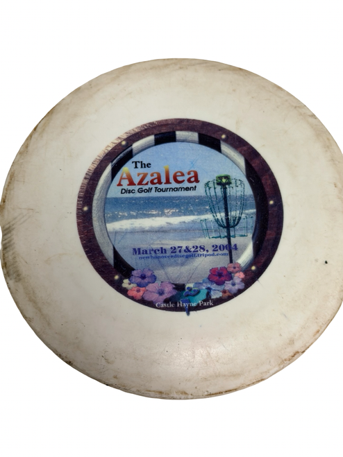 Vist Large View of Product Image Which is Used Innova Roc THE AZALEA Disc Golf Mid-Range White 180g