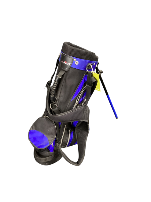 Vist Large View of Product Image Which is Used AMF Jr Golf Stand Bag Royal Blue