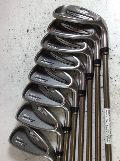 Vist Large View of Product Image Which is Used Cobra 3100 I/H Mens Iron Set RH 4I-SW