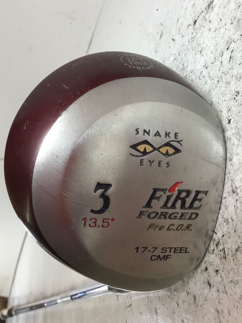 Vist Large View of Product Image Which is Used Snake Eyes FIRE FORGED Mens Fairway Wood RH 3 Wood