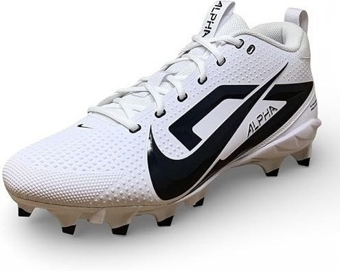 Vist Large View of Product Image Which is New Nike Alpha Menace 4 Varsity TB PRO Football Cleats White Senior 11.5