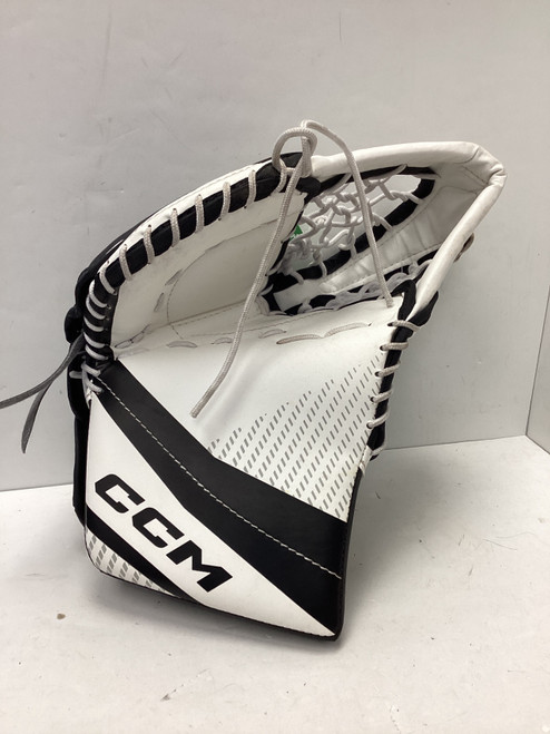 Vist Large View of Product Image Which is Used CCM YT FLEX Youth Goalie Catcher Black