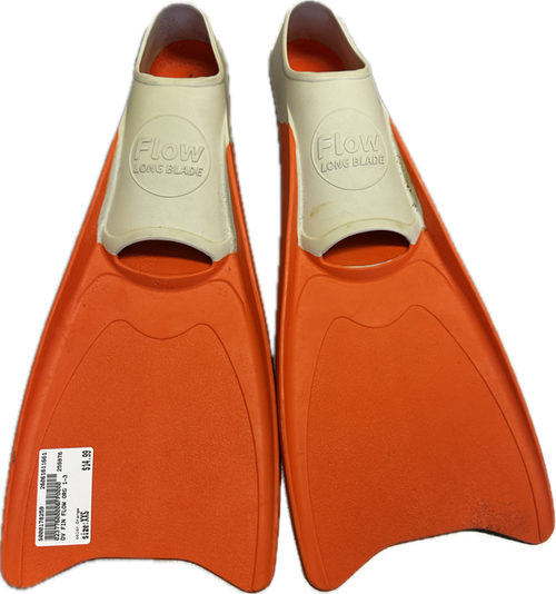 Vist Large View of Product Image Which is Used Underwater Fins Orange XXS