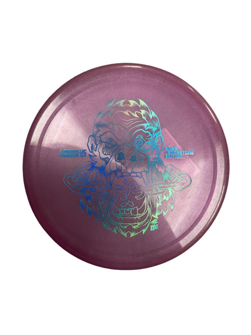 Vist Large View of Product Image Which is Used Discraft Z METALLIC RINGER GT LE 2022 Disc Golf Putter Pink 174g