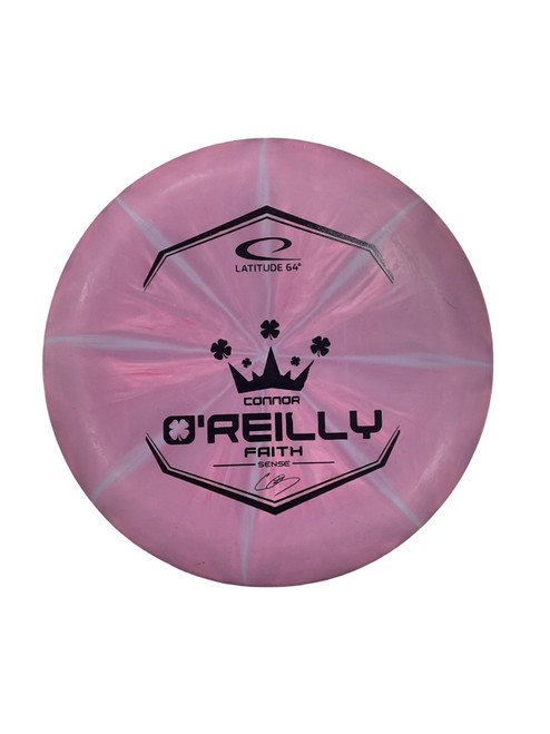 Vist Large View of Product Image Which is Used Latitude 64 SENSE FAITH Disc Golf Putter Pink 173g