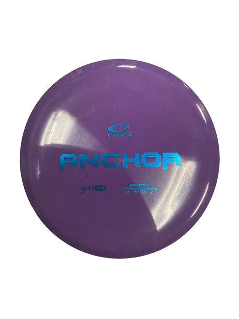Vist Large View of Product Image Which is Used Latitude 64 GOLD ICE ANCHOR Disc Golf Mid Range Purple 177g