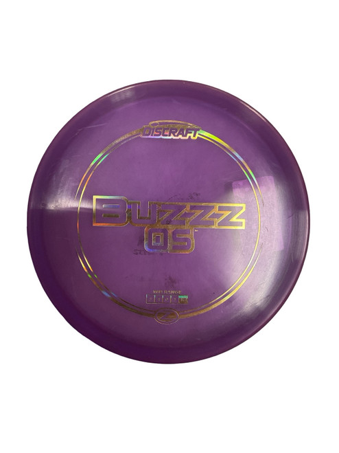 Vist Large View of Product Image Which is Used Discraft Z BUZZZ OS Disc Golf Mid Range Purple 180g