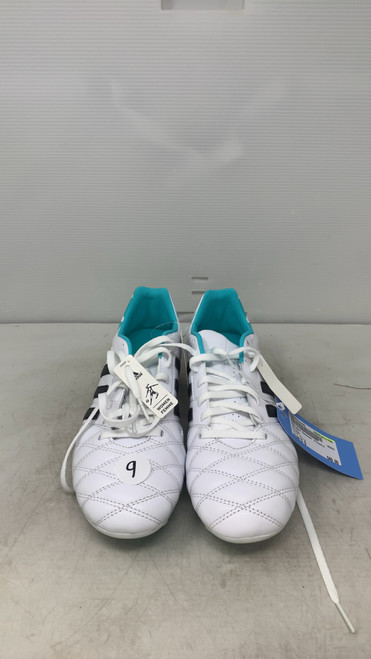 Vist Large View of Product Image Which is Used Adidas Soccer Cleats White Senior 9