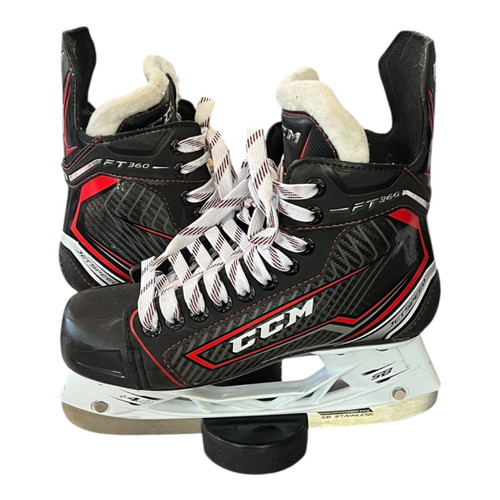 Vist Large View of Product Image Which is Used CCM JETSPEED FT360 Intermediate Hockey Skate Intermediate 4.5
