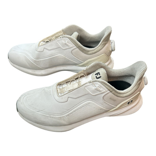 Vist Large View of Product Image Which is Used Foot Joy Mens Golf Shoes White Senior 9