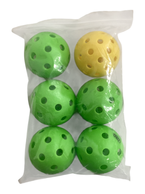 Vist Large View of Product Image Which is Used 6 PACK OF BALLS Pickleball Balls
