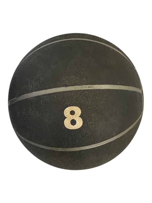 Vist Large View of Product Image Which is Used Medicine Ball Black 8 lb