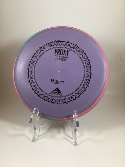 Vist Large View of Product Image Which is Used Axiom ELECTRON PROXY Disc Golf Putter Purple 172g