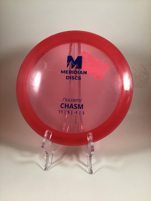 Vist Large View of Product Image Which is Used MERIDIAN CHASM Disc Golf Driver Pink 174g