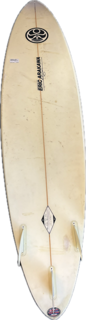 Vist Large View of Product Image Which is Used ARAKAWA Surfboard White 7Ft 2In