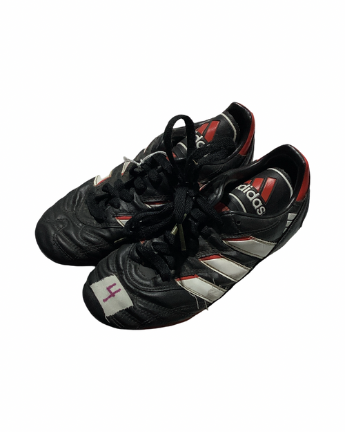 Vist Large View of Product Image Which is Used Adidas Soccer Cleats Black Junior 04