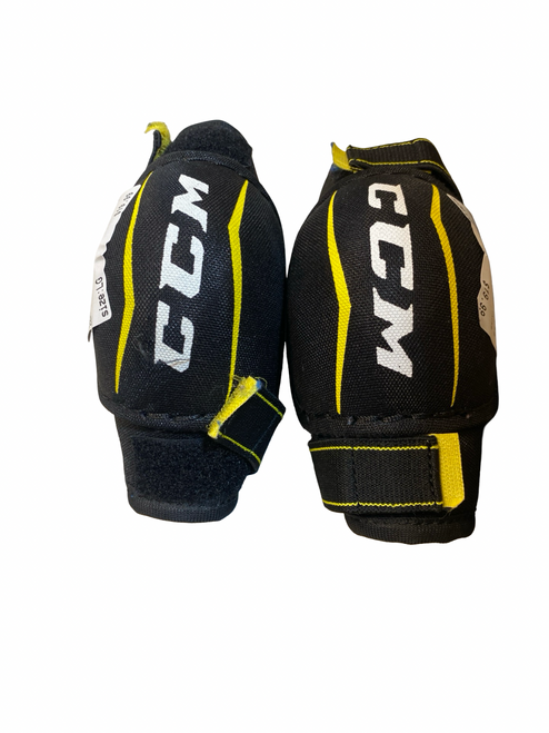 Vist Large View of Product Image Which is Used CCM TACKS Youth Elbow Pads LG